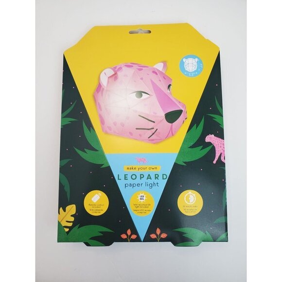 Leopard Light Make Your Own Paper Light Pink - Picture 2 of 8